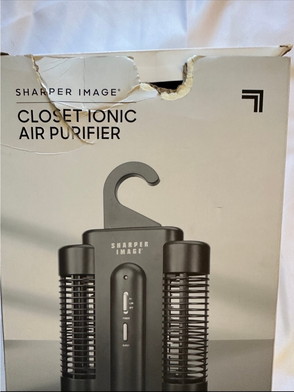 Sharper Image Hanging Closet Ionic Air Purifier NIB - Picture 5 of 8